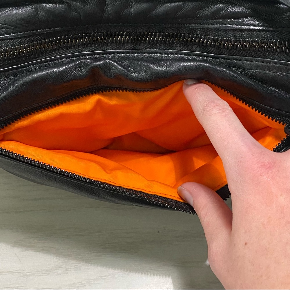 Rag and Bone field puffer leather messenger bag - Picture 11 of 15